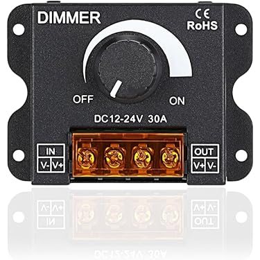 〇Da右1109 未使用 LED CONTROLLER 調光スイッチ Amazon.co.jp: DAOKAI 2個LED調光器DC 0/1-10V ノブ PWM 調光ミニ